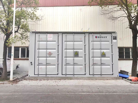 40-stopowy zewnętrzny kontener do ładowania akumulatorów z inteligentnym ładowaniem i monitorowaniem środowiska w czasie rzeczywistym do zarządzania akumulatorami floty