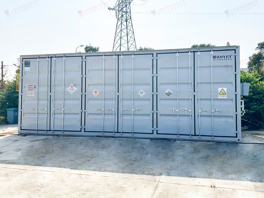 20-stopowy kontener-cysterna do asfaltu i bitumu, ogrzewany ogniowo lub elektrycznie, z drzwiami dostosowanymi do potrzeb klienta